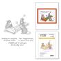 Preview: Spellbinders - Gummistempel Set "Music to My Ears" Cling Stamp