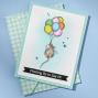 Preview: Spellbinders - Gummistempel Set "Up, Up and Away" Cling Stamp