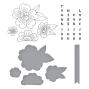 Preview: Spellbinders - Buchdrucktechnik "Spring in Kyoto" BetterPress Plate & Dies