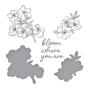 Preview: Spellbinders - Buchdrucktechnik "Cherry Blossoms" BetterPress Plate & Dies