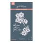 Preview: Spellbinders - Buchdrucktechnik "Cherry Blossoms" BetterPress Plate & Dies
