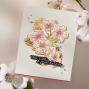 Preview: Spellbinders - Buchdrucktechnik "Cherry Blossoms" BetterPress Plate & Dies