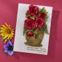 Preview: Spellbinders - Stanzschablone "Begonia and Ladybugs" Dies