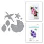 Preview: Spellbinders - Stanzschablone "Petunia and Hummingbird" Dies