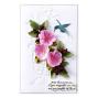 Preview: Spellbinders - Stanzschablone "Petunia and Hummingbird" Dies