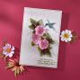 Preview: Spellbinders - Stanzschablone "Petunia and Hummingbird" Dies