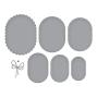 Preview: Spellbinders - Stanzschablone "Scallop and Stitched Edge Ovals" Dies