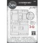 Preview: Sizzix - 3D Prägefolder "Foundry Large" Embossing Folder Design by Tim Holtz
