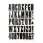 Preview: Elizabeth Craft Designs - Stempelset "Bold Alphabet" Clear Stamps