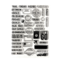 Preview: Elizabeth Craft Designs - Stempelset "Travel Journal" Clear Stamps