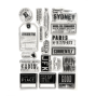 Preview: Elizabeth Craft Designs - Stempelset "Travels From The Past 3" Clear Stamps