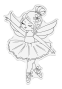 Preview: Crafters Companion - Stempelset & Stanzschablone "Ballerina Fairy" Stamp & Dies