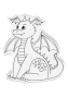 Preview: Crafters Companion - Stempelset & Stanzschablone "Daisy the Dragon" Stamp & Dies