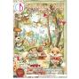 Preview: Ciao Bella - Designpapier & Stanzteile "Woodland Party" Junk Journal Ephemera Book A4 - 32 Bogen
