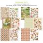 Preview: Ciao Bella - Designpapier & Stanzteile "Woodland Party" Junk Journal Ephemera Book A4 - 32 Bogen
