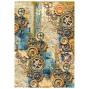 Preview: Ciao Bella - Decopatch Papier "Past Time" Rice Paper A4 - 4 Bogen