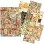 Preview: Ciao Bella - Seiden - und Transparentpapier "Journey Ahead" Craftmix Mixed Paper Pack A5