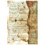 Preview: Ciao Bella - Decopatch Papier "Journey Ahead" Mixed Media Rice Paper A4 - 4 Bogen
