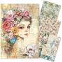 Preview: Ciao Bella - Decopatch Papier "Quintessential" Mixed Media Rice Paper A4 - 4 Bogen