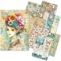 Preview: Ciao Bella - Seiden - und Transparentpapier "Quintessential" Craftmix Mixed Paper Pack A5