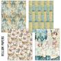 Preview: Ciao Bella - Seiden - und Transparentpapier "Quintessential" Craftmix Mixed Paper Pack A5