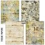 Preview: Ciao Bella - Seiden - und Transparentpapier "Time Capsule" Craftmix Mixed Paper Pack A5