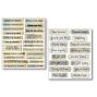 Preview: Ciao Bella - Aufkleber "Little Words" Mixed Media Stickers
