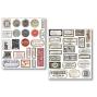 Preview: Ciao Bella - Aufkleber "Vintage Scripts" Mixed Media Stickers