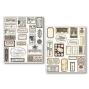 Preview: Ciao Bella - Aufkleber "Vintage Scripts" Mixed Media Stickers
