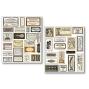 Preview: Ciao Bella - Aufkleber "Vintage Scripts" Mixed Media Stickers