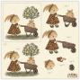 Preview: Craft Consortium - 3D Decoupage Set "Amongst the Hedgerow" 18 Bogen