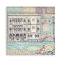 Preview: Stamperia - Designpapier "Venice City of Art" Maxi Paper Pack 8x8 Inch - 22 Bogen