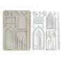 Preview: Stamperia - Gießform A5 "Architecture" Soft Mould 