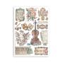 Preview: Stamperia - Washi Papier "Venice City of Art" Washi Pad 14,8x21cm - 8 Bogen