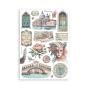 Preview: Stamperia - Washi Papier "Venice City of Art" Washi Pad 14,8x21cm - 8 Bogen