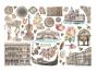 Preview: Stamperia - Stanzteile "Venice City of Art" Die Cuts Ephemera