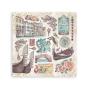 Preview: Stamperia - Aufkleber "Silent Sea" Sticker 16,5x16,5cm - 4 Bogen
