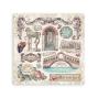 Preview: Stamperia - Aufkleber "Silent Sea" Sticker 16,5x16,5cm - 4 Bogen