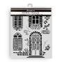 Preview: Stamperia - Schablone 20x25cm "Windows" Stencil
