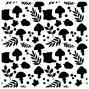 Preview: Vaessen Creative - Schablone 15x15cm "Herbstfiguren" Stencil