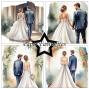 Preview: Paper Favourites - Designpapier "Bride & Groom" Paper Pack 6x6 Inch - 24 Bogen
