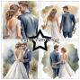 Preview: Paper Favourites - Designpapier "Bride & Groom" Paper Pack 6x6 Inch - 24 Bogen