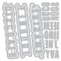 Preview: Sizzix - Stanzschablone "Word Wafers #1" Thinlits Craft Dies by Seth Apter