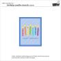 Preview: Lawn Fawn - Schablone "Birthday Candles" Stencil
