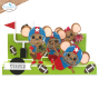 Preview: Elizabeth Craft Designs - Stanzschalone "Football/ Baseball Accessories" Dies