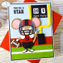 Preview: Elizabeth Craft Designs - Stanzschalone "Football/ Baseball Accessories" Dies