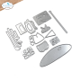 Preview: Elizabeth Craft Designs - Stanzschalone "Golf Accessories" Dies