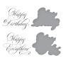 Preview: Spellbinders - Buchdrucktechnik "Happy Birthday and Everything" BetterPress Plate & Dies