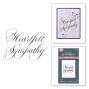 Preview: Spellbinders - Buchdrucktechnik "Heartfelt Sympathy" BetterPress Plate