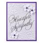 Preview: Spellbinders - Buchdrucktechnik "Heartfelt Sympathy" BetterPress Plate